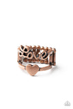 Paparazzi Accessories - Heartstring Harmony - Copper Ring