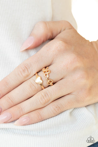 Paparazzi Accessories - Heartstring Harmony - Gold Ring