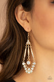 Paparazzi Accessories - High-Ranking Radiance - Gold Earring