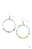 Paparazzi Accessories - Colorfully Curvy - Multi Earring