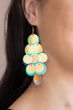 Paparazzi Accessories - Sequin Seeker - Sequin Gold Earring