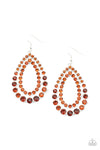 Paparazzi Accessories - Glacial Glaze - Brown Earring