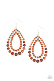 Paparazzi Accessories - Glacial Glaze - Brown Earring