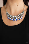 Paparazzi Accessories  - Powerhouse Party - Blue Necklace