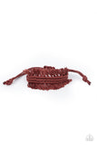 Paparazzi Accessories - Make Yourself at HOMESPUN - Brown Bracelet