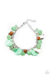 Spring Goddess - Green Necklace & Bracelet: Springtime Springs - Green (SET)