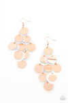 Paparazzi Accessories - Sequin Seeker - Copper Earring