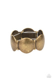 Paparazzi Accessories - Going, Going, GONG! - Brass Bracelet