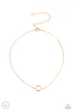 Paparazzi Accessories - Gotta Split - Gold Choker/Necklace