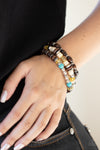 Paparazzi Accessories - Belongs In The Wild - Yellow Bracelet