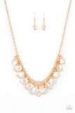 Paparazzi Accessories - BEACHFRONT and Center - Gold Necklace