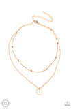 Paparazzi Accessories  -  Modestly Minimalist - Gold Necklace