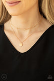 Paparazzi Accessories  -  Modestly Minimalist - Gold Necklace