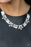 Paparazzi Accessories  - Long Live Sparkle - White Bling Necklace