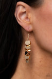 Paparazzi Accessories - Hear Me Shimmer - Gold Earring