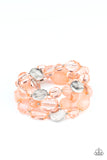 Paparazzi Accessories - Oceanside Bliss - Orange Bracelet