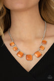 Paparazzi Accessories - Aura Allure - Orange Necklace