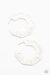 Paparazzi Accessories - Fabulously Fiesta - White Earring