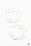 Paparazzi Accessories - Fabulously Fiesta - White Earring