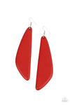 Paparazzi Accessories  - Scuba Dream - Red Earring