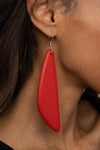 Paparazzi Accessories  - Scuba Dream - Red Earring