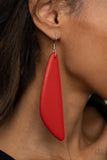 Paparazzi Accessories  - Scuba Dream - Red Earring