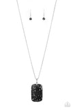 Paparazzi Accessories - Fundamentally Funky - Black Necklace