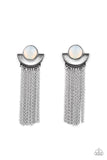 Paparazzi Accessories - Opal Oracle - White Earring