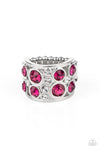 Paparazzi Accessories - High Roller Royale - Pink Ring