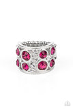 Paparazzi Accessories - High Roller Royale - Pink Ring