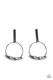 Paparazzi Accessories - Set Into Motion - Black Earring