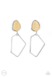 Retro Reverie - Yellow Earrings