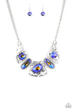 Paparazzi Accessories - Futuristic Fashionista - Blue Necklace