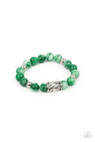 Paparazzi Accessories - Soothes The Soul - Green Bracelet