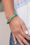 Paparazzi Accessories - Soothes The Soul - Green Bracelet