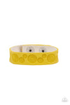 Paparazzi Accessories - Follow The Wildflowers - Yellow Bracelet