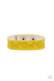 Paparazzi Accessories - Follow The Wildflowers - Yellow Bracelet