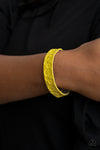 Paparazzi Accessories - Follow The Wildflowers - Yellow Bracelet