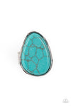 Paparazzi Accessories - Marble Mecca - Blue Ring