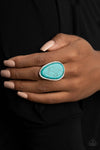 Paparazzi Accessories - Marble Mecca - Blue Ring