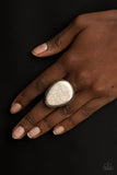 Paparazzi Accessories - Marble Mecca - White Ring