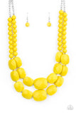 Paparazzi Accessories - Resort Ready - Yellow Necklace