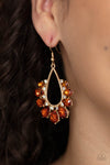 Paparazzi Accessories - Two Can Play That Game - Brown Earring