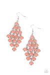 Paparazzi Accessories - With All DEW Respect - Orange Earring