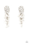 Paparazzi Accessories - Fabulously Flattering - White Earring