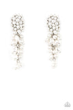 Paparazzi Accessories - Fabulously Flattering - White Earring