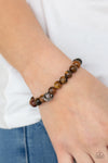 Paparazzi Accessories - ZEN Commandments - Brown Bracelet