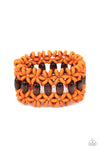 Paparazzi Accessories - Bali Beach Retreat - Orange Bracelet