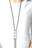 Paparazzi Accessories - Industrial Conquest - Black Necklace