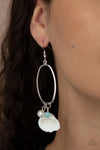 Paparazzi Accessories  - Too SHELL Pass - Blue Shell Earring